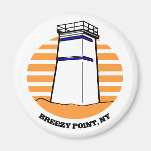 Breezy Point Lighthouse Fridge Magnet Magneet