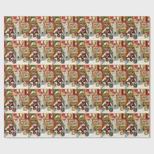 Breezy The Cat - Kerst inpakpapier Roll (Vlak)