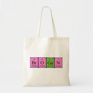 Bregan Periodieke Naam canvas tas