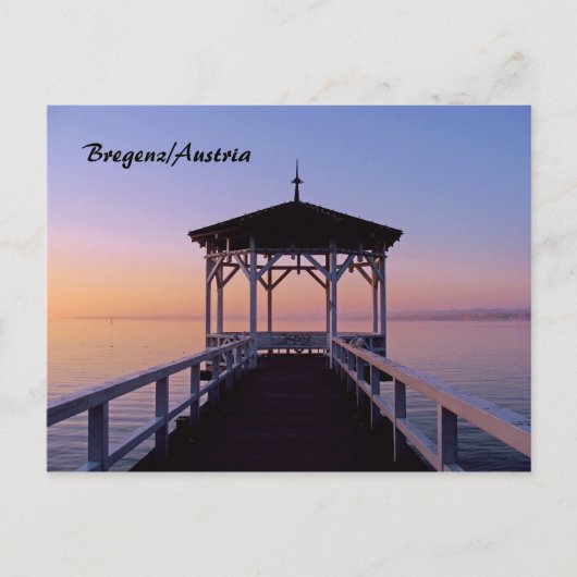 Bregenz aan het Bodenmeer in Oostenrijk Briefkaart (Voorkant)