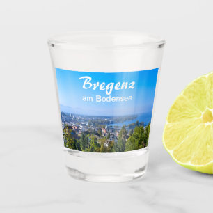 Bregenz am Bodensee in Oostenrijk Shot Glas