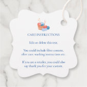 Brei Zelfgemaakte Hang Label (Achterkant)