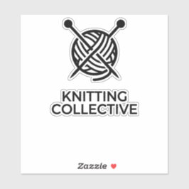 Breiclub Zwart Minimalistisch Brei Logo Sticker