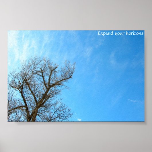 Breid uw horizon uit poster (Voorkant)