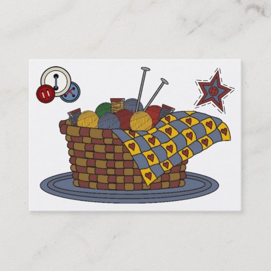 Breien - Ambacht - Mode - SRF Visitekaartje (Voorkant)