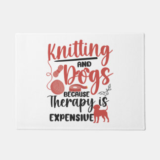 Breien breien Hond Breien en Deurmat