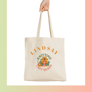 Breien Capy Koningin - Capybara Tote Bag