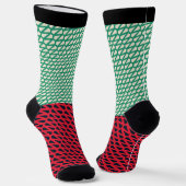 Breien, effect sokken (Gebogen)