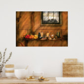 Breien - garen poster (Keuken)