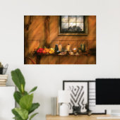 Breien - garen poster (Thuiskantoor)