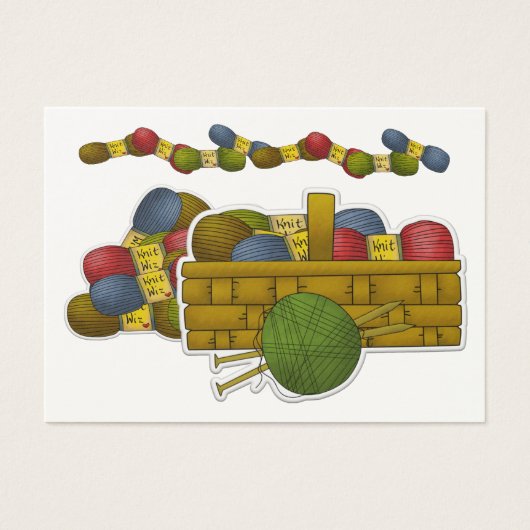 Breien Gift Behuizing / Crafter Kaart (Voorkant)