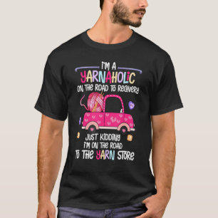Breien haakgaren breien Ik ben Yarnaholic Grappig T-shirt
