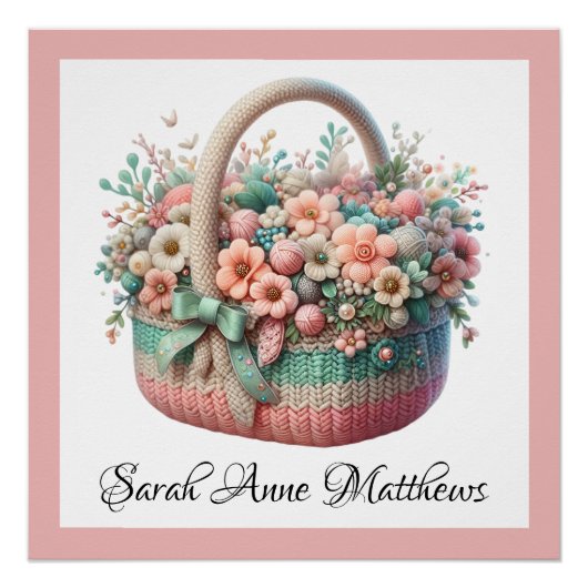 Breien haakwerk perfect poster (Voorkant)