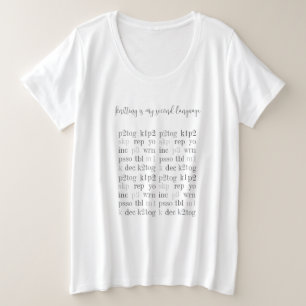 BREIEN IS MIJN TWEEDE TAAL Plus maat T-shirt