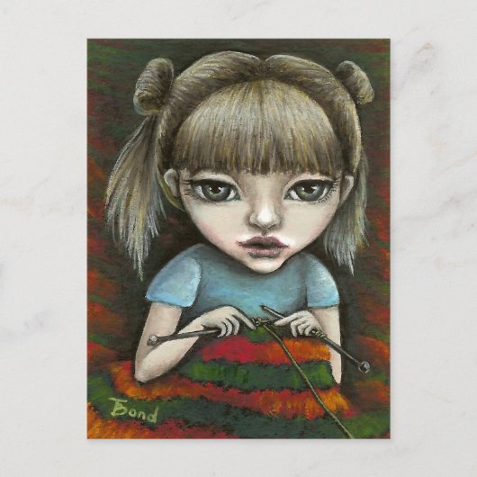 breien kan niet stoppen briefkaart (Voorkant)