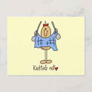 Breien Noten T-shirts en Cadeaus Briefkaart