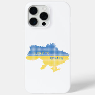 Breien Oekraïense staat kaart tekst Glorie naar Oe iPhone 15 Pro Max Hoesje