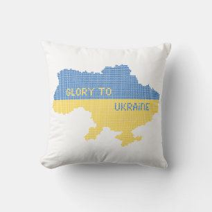 Breien Oekraïense staat kaart tekst Glorie naar Oe Kussen