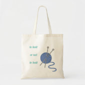 Breien (of niet) tote bag (Voorkant)