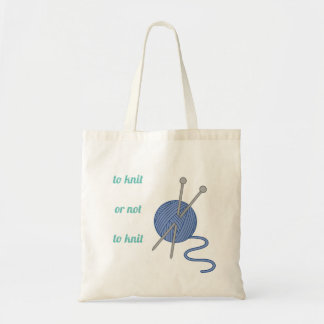 Breien (of niet) tote bag