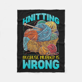 Breien Shirten voor Vrouwen Grappig Garen Breien Q Fleece Deken
