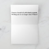 Breien Wenskaart, Breien Kaart (Binnen)