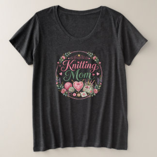 Breiende Moeder - T-Shirt in grotere maten