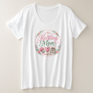 Breiende Moeder - T-Shirt in Overgrootte (Wit)