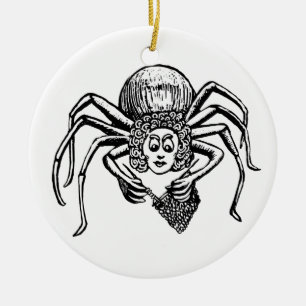 Breiende Spin Keramisch Ornament
