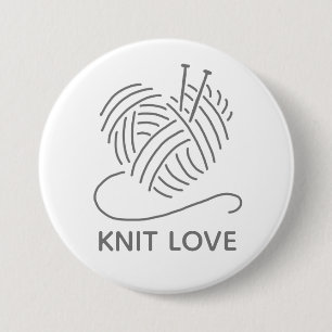 Breiknop van Liefde Ronde Button 7,6 Cm