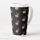 Breimandje Patroon Monogram Latte Mok (Rechterhoek)