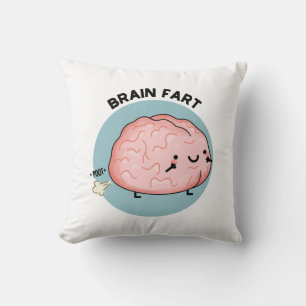 Brein Fart Grappige Anatomie Pun Kussen
