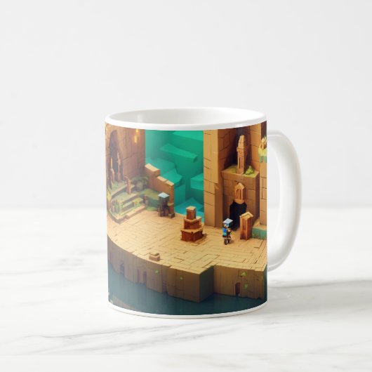 breinkunst koffiemok (Voorkant rechts)