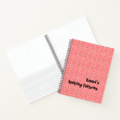 Breitte koraal, spiraallaptop notitieboek (Binnen)