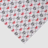 Breittenpatroon met schedels tissuepapier (Detail)