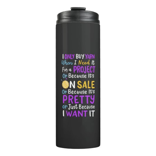 Breiwol Thermosbeker (Voorkant)