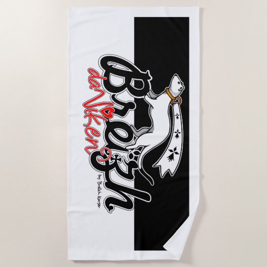 Breizh da viken strandlaken (Voorkant)