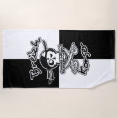 Breizh Korser (Bretelse Kaapvaarder) Strandlaken (Voorkant)