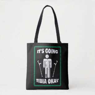 Breken been Tibia Oke, snel goed cadeau Draagtas