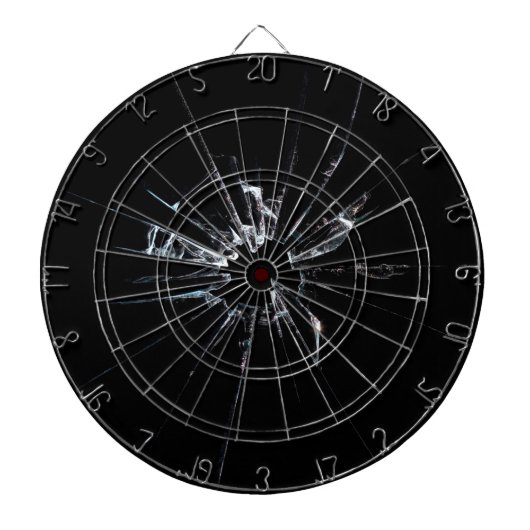 Breken glas nr. 1 dartbord (Voorkant)