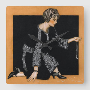 Breken Ketting Vierkante Klok