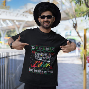 Breken krayons nog steeds Kleur geestelijke gezond T-shirt