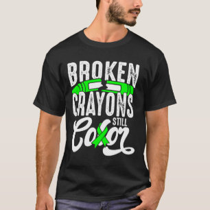 Breken krayons nog steeds kleurenbewustzijn t-shirt