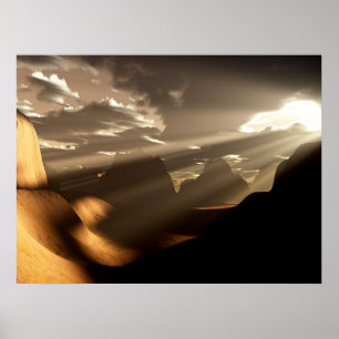 Breken stilte I Poster