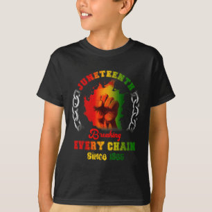 Breken van elke keten sinds 1865 Vrouwen Mannen Ju T-shirt
