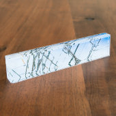 Breken venster naambordje (Zijkant)