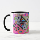 Breken Wing, Abstracte kunst Mok (Links)