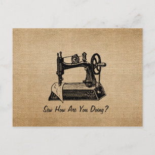 Breknaaimachines voor  naaien briefkaart