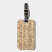Brekstructuur Bagagelabel (Voorkant verticaal)