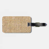Brekstructuur Bagagelabel (Achterkant horizontaal)